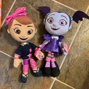 NWT! Disney Jr Vampirina And Friend Plush Bundle